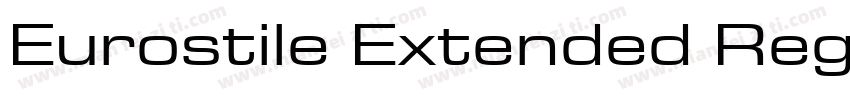 Eurostile Extended Regular字体转换